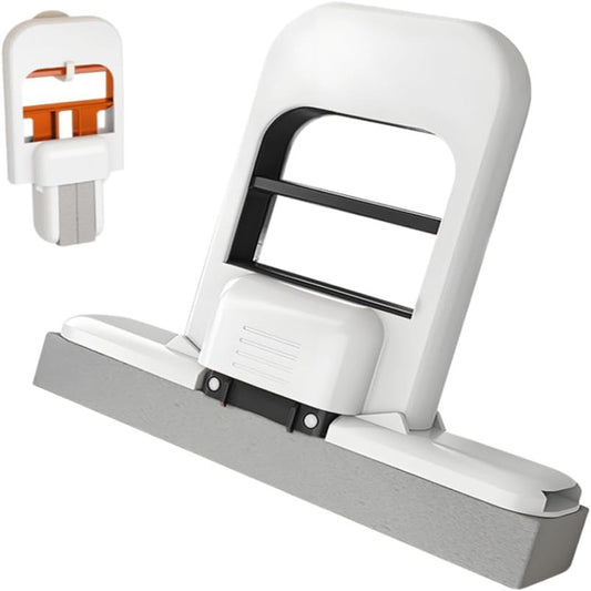 Foldable Mini Mop | Portable Desktop Wet & Dry Cleaning Mop | Self‑Squeezing Mop for Kitchen, Bathroom, Car & Glass